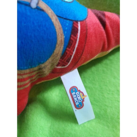 Dino Ranch Blutz The Red Rancher 7" Plush Nice Preowned Condition - Picture 3 of 9